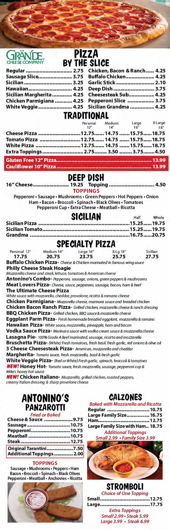 antonino's pizza audubon nj